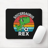 Soccersaurus Rex Soccer Dinosaur For Boys Kids  マウスパッド (マウス)