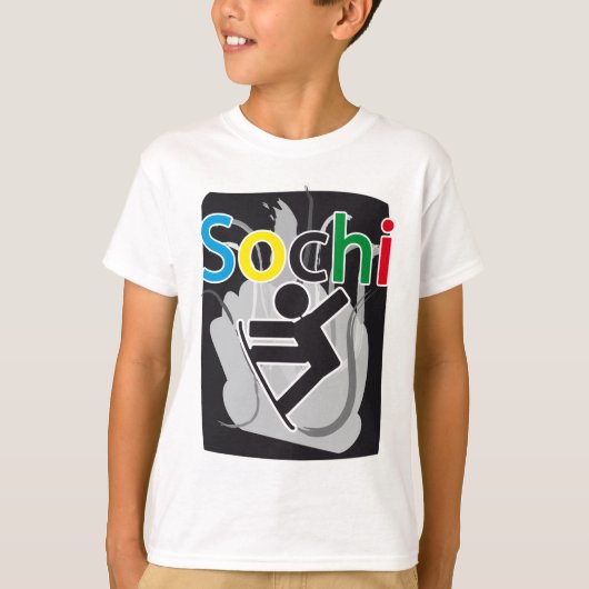 sochi snowboarden tシャツ (正面)