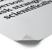 Social Anthropologist - Funny Definition ポスター (角)