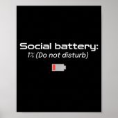 Social Battery_ 1% (do Not Disturb)  ポスター (正面)