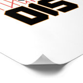 Social distancing expert gaming design ポスター (角)