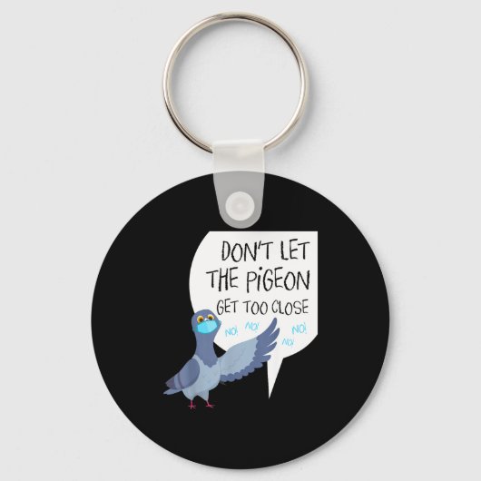 Social Distancing Parody Don't Let The Geon Get To キーホルダー (正面)