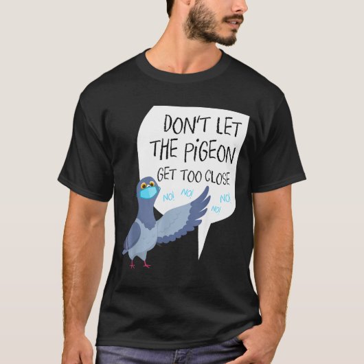 Social Distancing Parody Don't Let The Geon Get To Tシャツ (正面)