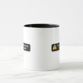 Social Endurance Not Installed Warning Design マグカップ (中央)