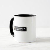 Social Endurance Not Installed Warning Design マグカップ (正面左)