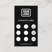 Social Media Connect With Us QR Code Loyalty Card 名刺 (正面)