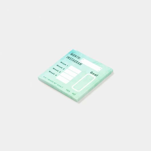 Social Media Followers Tracker Post-It® Notes ポストイット (アングル)