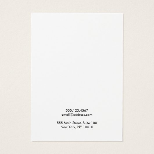 Social Media Icon Script Font Earring Display Card (裏面)