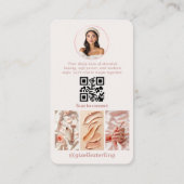 Social Media Influencer Instagram TikTok 名刺 (裏面)