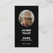 Social Media Influencer QR Code 名刺 (正面)