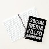 Social Media Killed Romance ノートブック (内部)