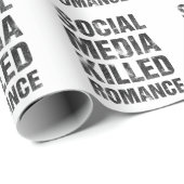 Social Media Killed Romance ラッピングペーパー (ロールコーナー)