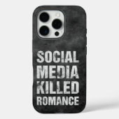 Social Media Killed Romance Case-Mate iPhoneケース (裏面)