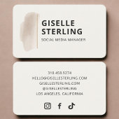 Social Media Manager  名刺