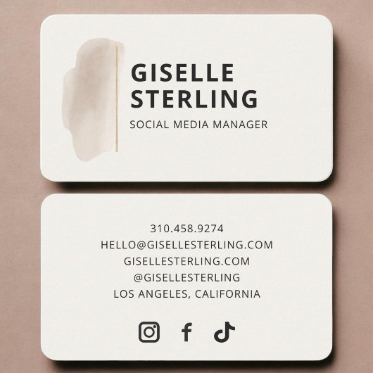 Social Media Manager  名刺