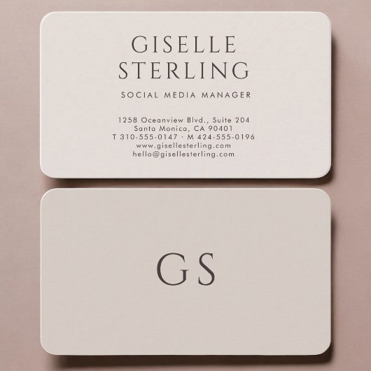 Social Media Manager 名刺