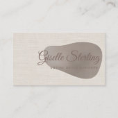 Social Media Manager Beige Linen Beauty  名刺 (正面)