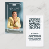 Social Media Manager Content Creator QR Code 名刺 (正面/裏面)