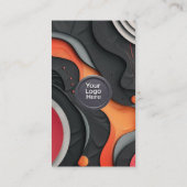 Social Media QR Code Modern Pro Minimalist Sleek B 名刺 (裏面)