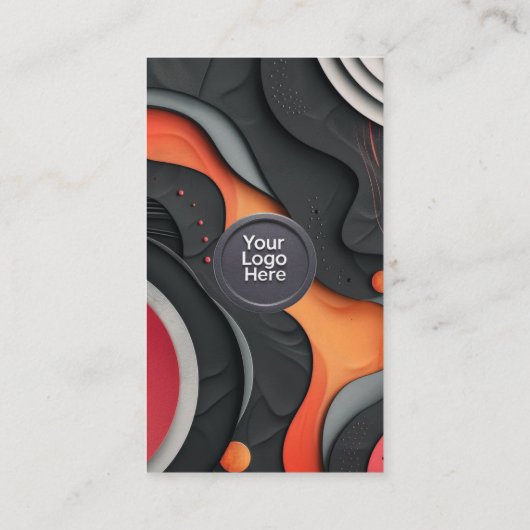 Social Media QR Code Modern Pro Minimalist Sleek B 名刺 (裏面)