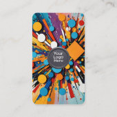 Social Media QR Code Modern Pro Minimalist Sleek B 名刺 (裏面)