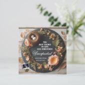 Social Media Reveal Twins Pregnancy Announcement  案内状 (スタンド正面)