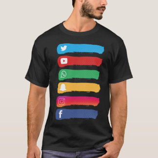 Social Media T-shirt Tシャツ