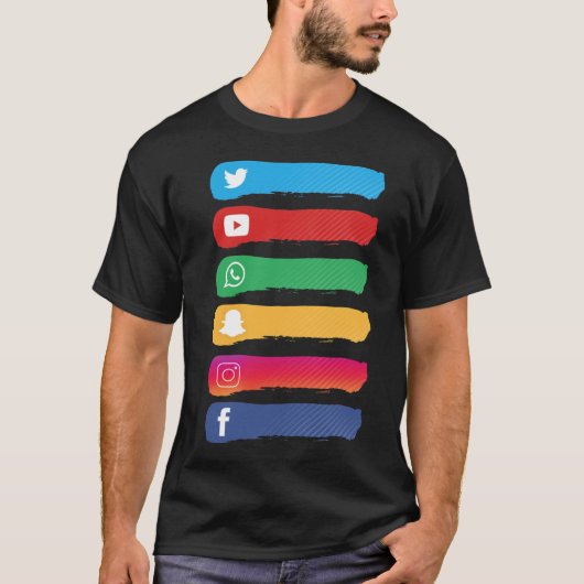 Social Media T-shirt Tシャツ (正面)