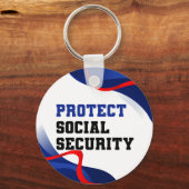 Social Security Political Anti Trump Accessory キーホルダー (裏面)