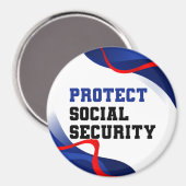 Social Security Political Anti Trump Accessory マグネット (正面/裏面)