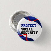 Social Security Political Anti Trump Accessory 缶バッジ (正面&裏面)