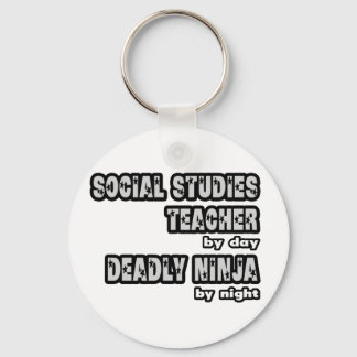 Social Studies Teacher ...Deadly Ninja キーホルダー