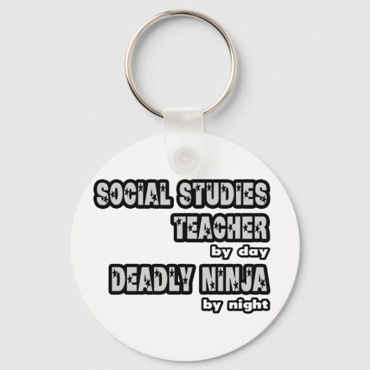 Social Studies Teacher ...Deadly Ninja キーホルダー (正面)