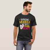 Social Worker It's A Work Of Heart 1 Tシャツ (正面フル)