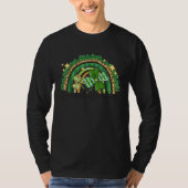 Social Worker Leopard Rainbow St Patricks Day Tシャツ (正面)