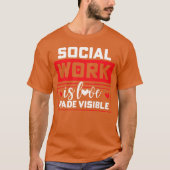 Social Worker Love boy Tシャツ (正面)