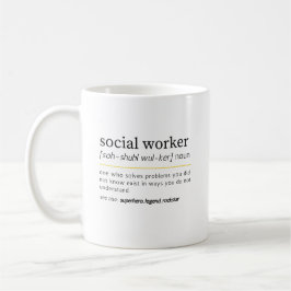  Social Worker noun コーヒーマグカップ