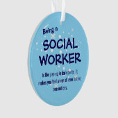 Social Worker Ornament オーナメント (正面)