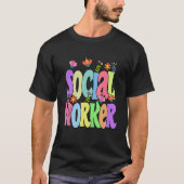 Social Worker Work MSW 2022 Graduation Masters Deg Tシャツ (正面)