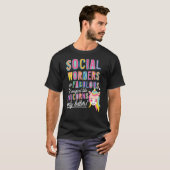 Social Workers Are Fabulous Magical Like Unicorns  Tシャツ (正面フル)