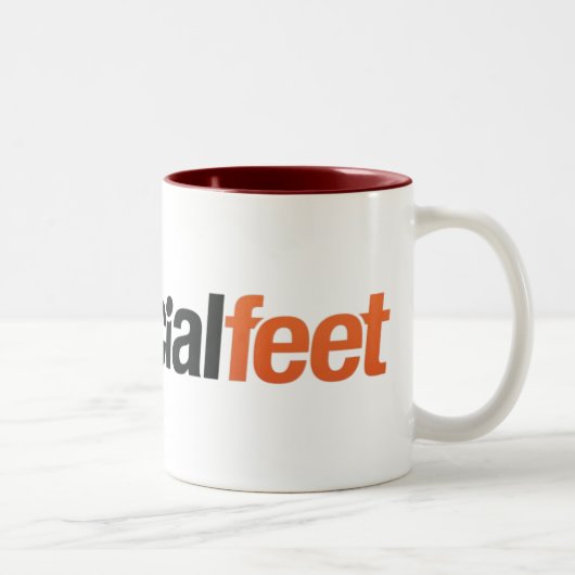 SocialFeetの信号器のマグ ツートーンマグカップ (右)