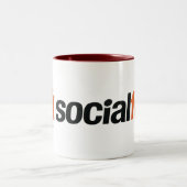 SocialFeetの信号器のマグ ツートーンマグカップ (中央)