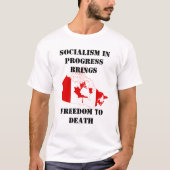 socialism in canada tシャツ (正面)