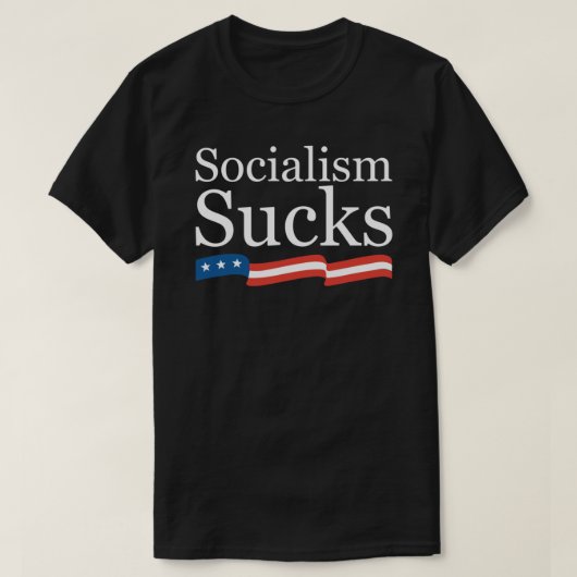 Socialism Sucks Essential T-Shirt Tシャツ (デザイン正面)