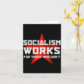 Socialism Works For Those Who Don'  カード (黄色い花)