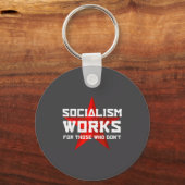 Socialism Works For Those Who Don'  キーホルダー (正面)