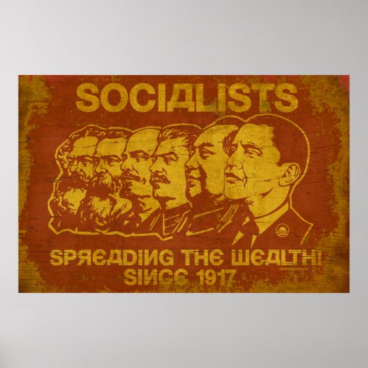 Socialists: Spreading the Wealth Poster ポスター (正面)