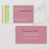 Socialite Pink Birdy名刺 名刺 (正面/裏面)