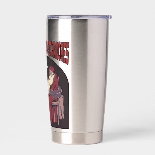 Sociedad de procrastinadores 保温保冷タンブラー (左面)