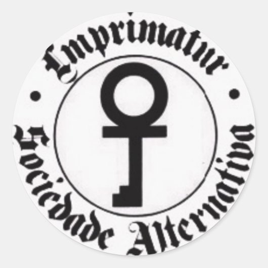 Sociedade Alternativa ラウンドシール (正面)